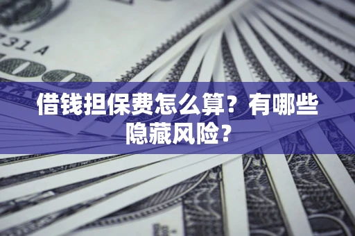 济南借钱担保费怎么算？有哪些隐藏风险？