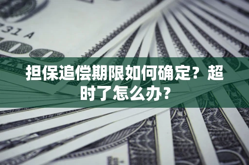 济南担保追偿期限如何确定？超时了怎么办？