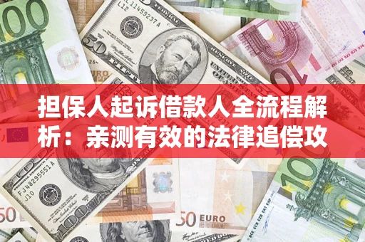 济南担保人起诉借款人全流程解析：亲测有效的法律追偿攻略