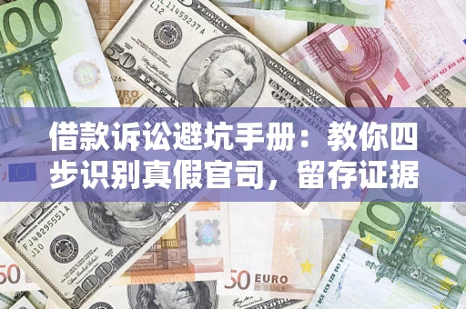 济南借款诉讼避坑手册：教你四步识别真假官司，留存证据不踩雷