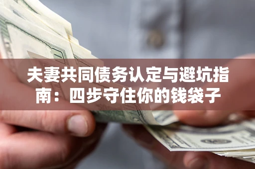 济南夫妻共同债务认定与避坑指南：四步守住你的钱袋子