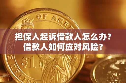 济南担保人起诉借款人怎么办？借款人如何应对风险？