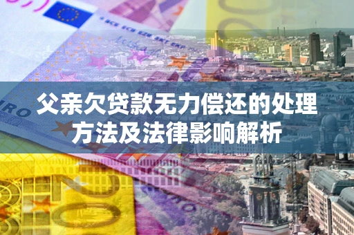 济南父亲欠贷款无力偿还的处理方法及法律影响解析