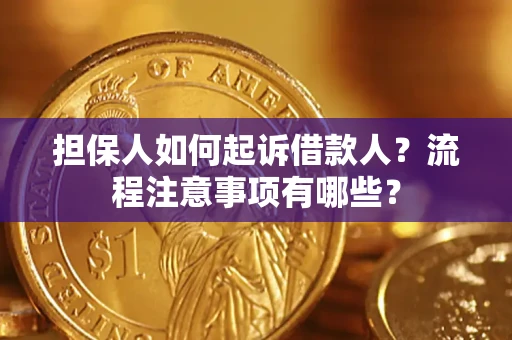 济南担保人如何起诉借款人？流程注意事项有哪些？